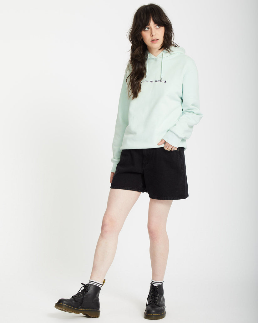 Womens Flowish Pullover Hoodie