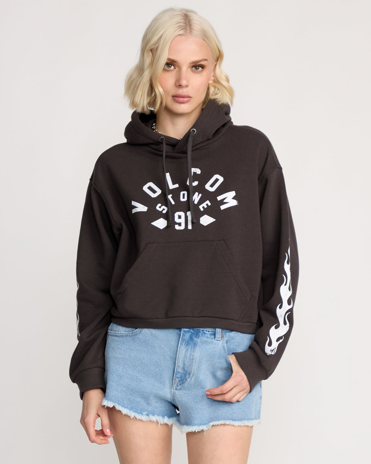 Womens 1991 Mini Pullover Hoodie