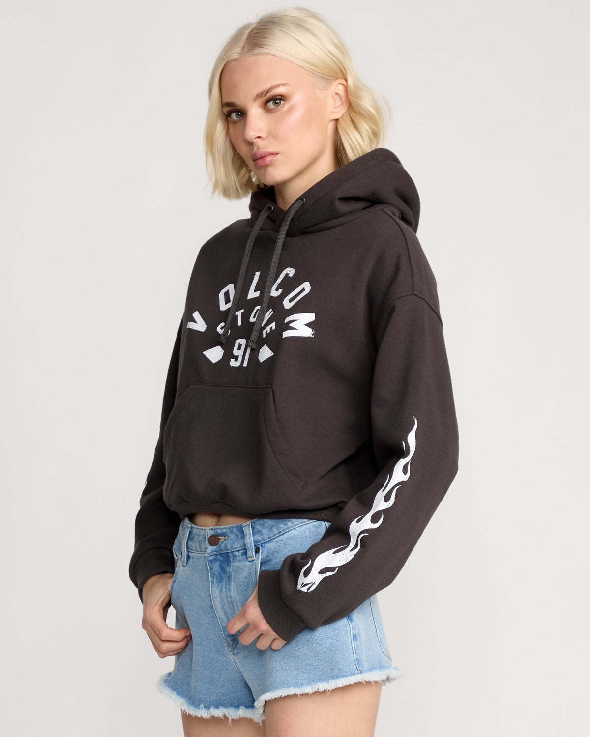 Womens 1991 Mini Pullover Hoodie