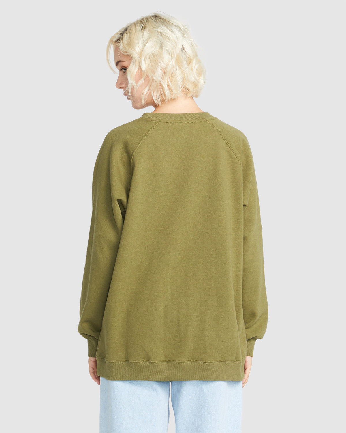 WOMENS STONE MAGIC BOYFRIEND CREW