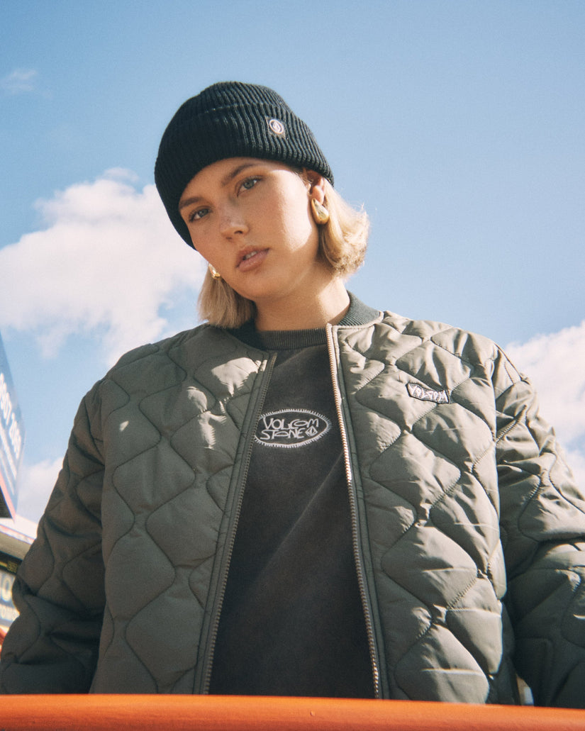 Womens Stone Crew Neck