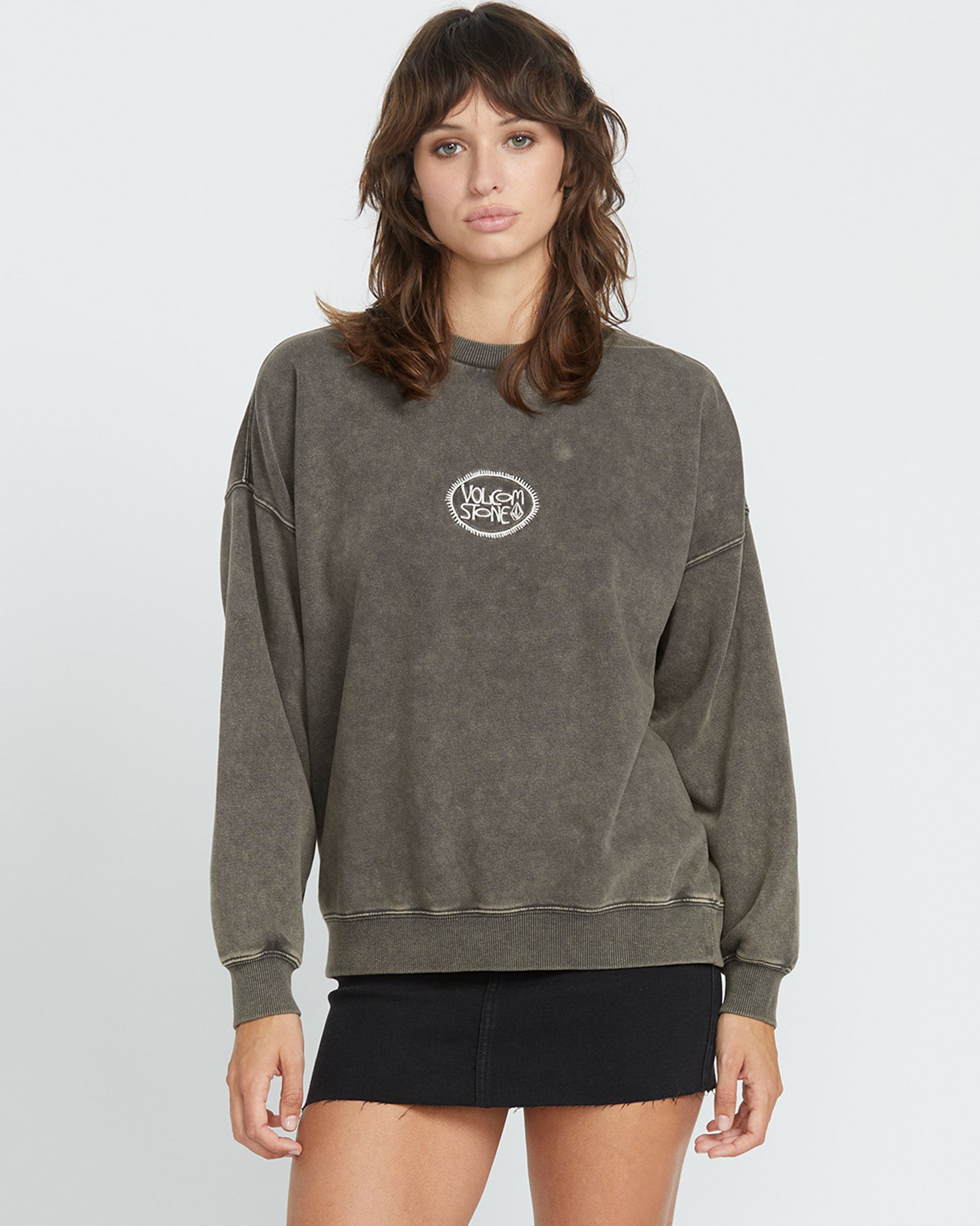 Womens Stone Crew Neck