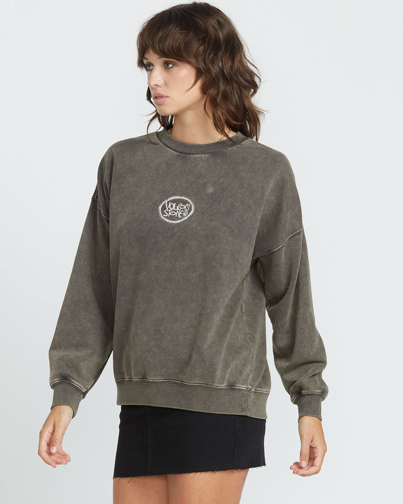Womens Stone Crew Neck