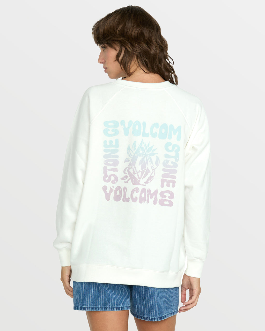 Womens Stone Magic Bf Crew Neck
