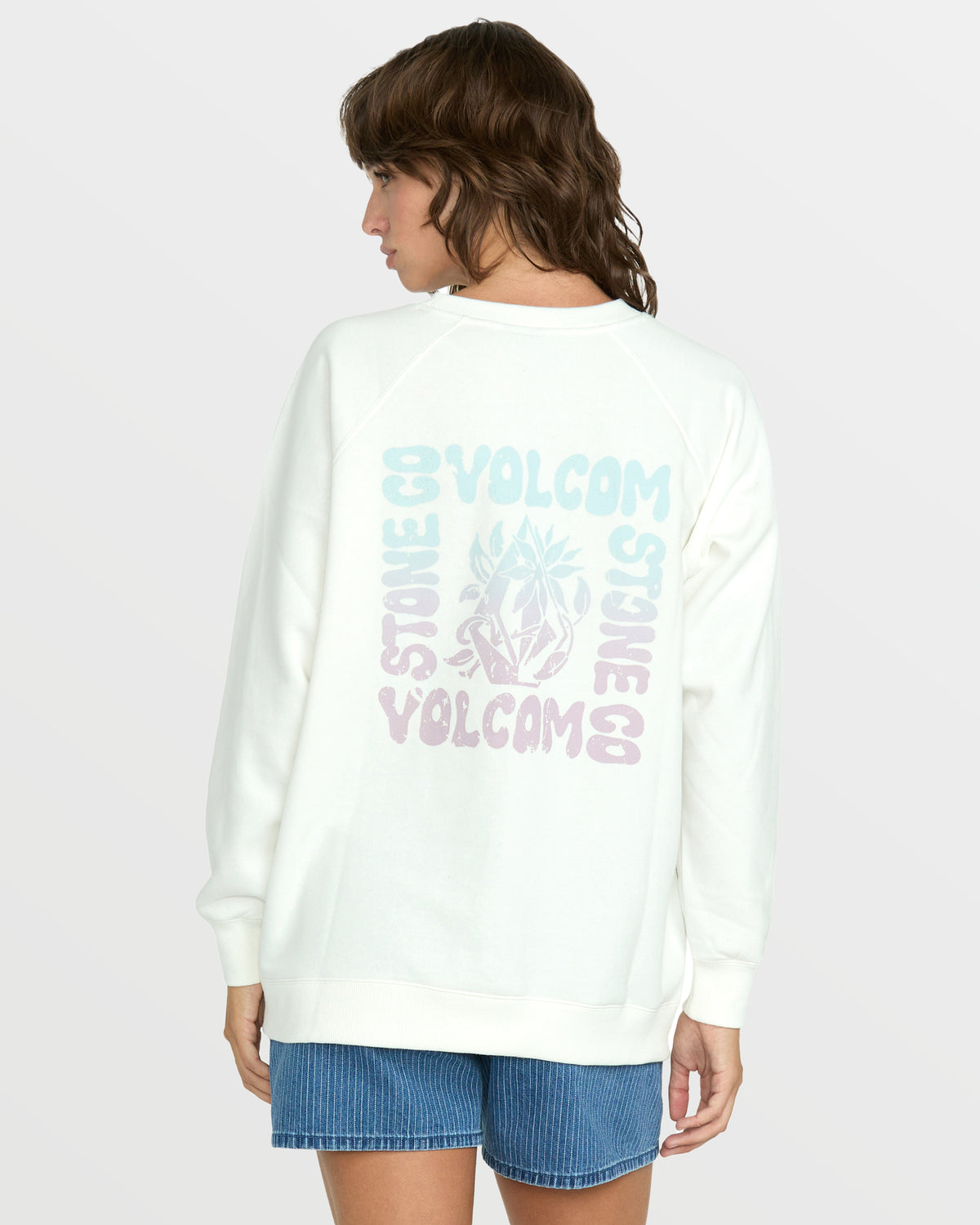 Womens Stone Magic Bf Crew Neck