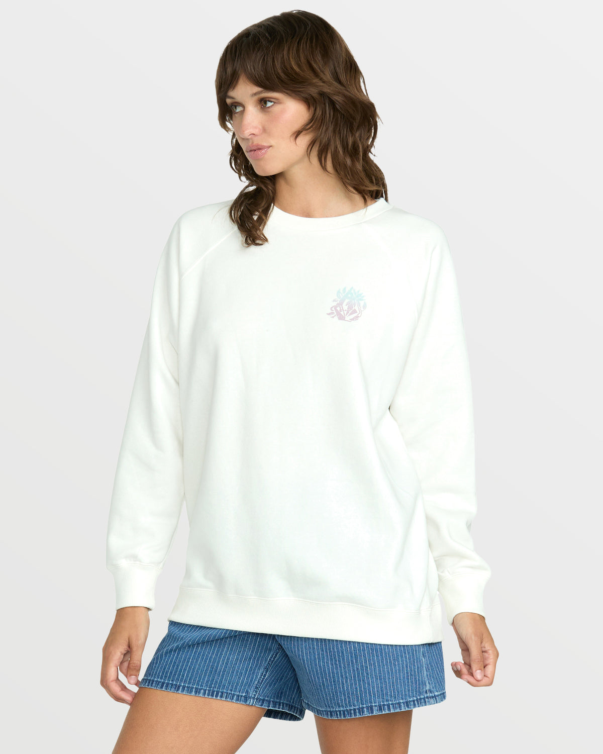 Womens Stone Magic Bf Crew Neck