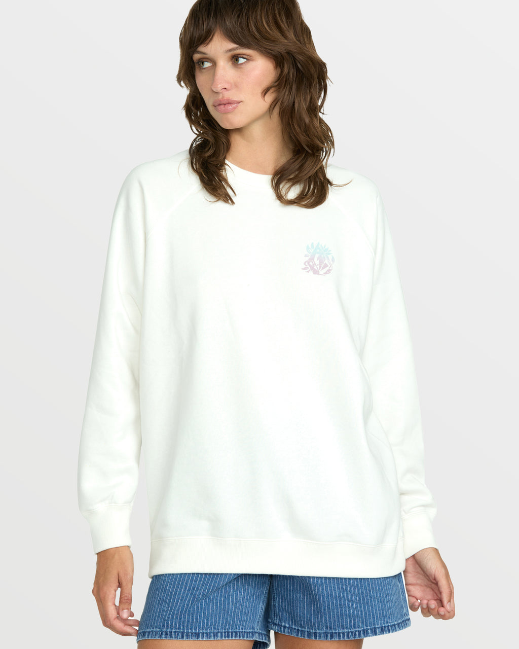 Womens Stone Magic Bf Crew Neck