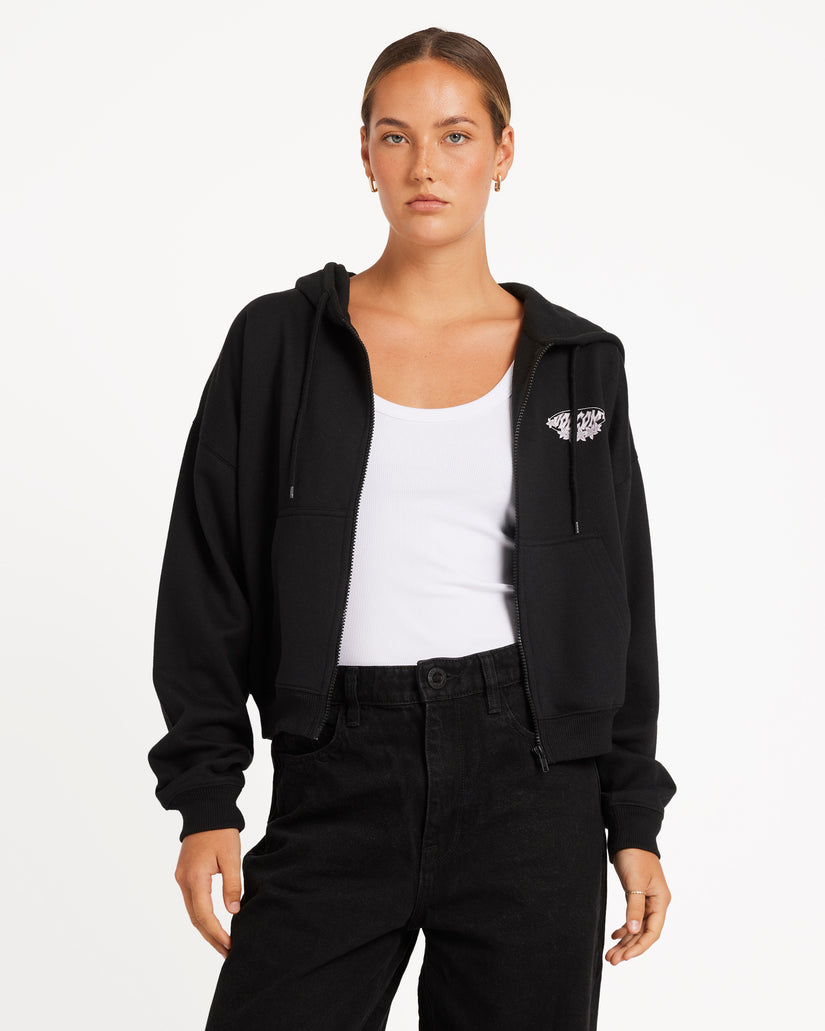 Womens Get Up Zip Up Hoodie