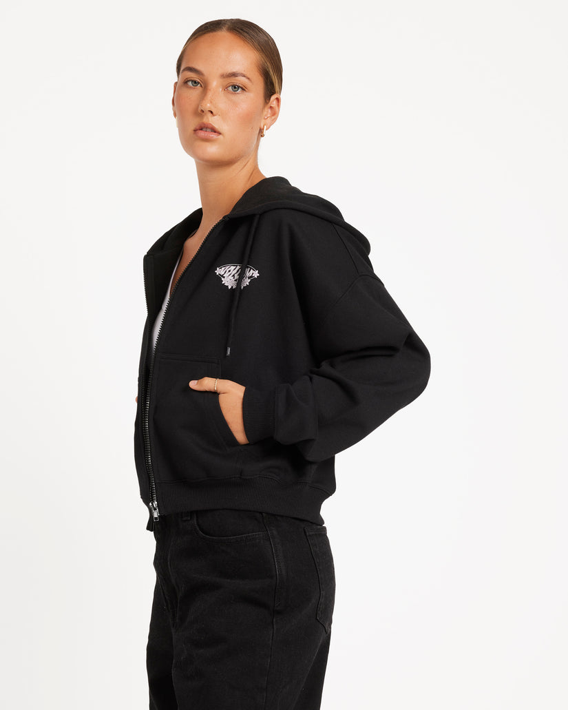 Womens Get Up Zip Up Hoodie