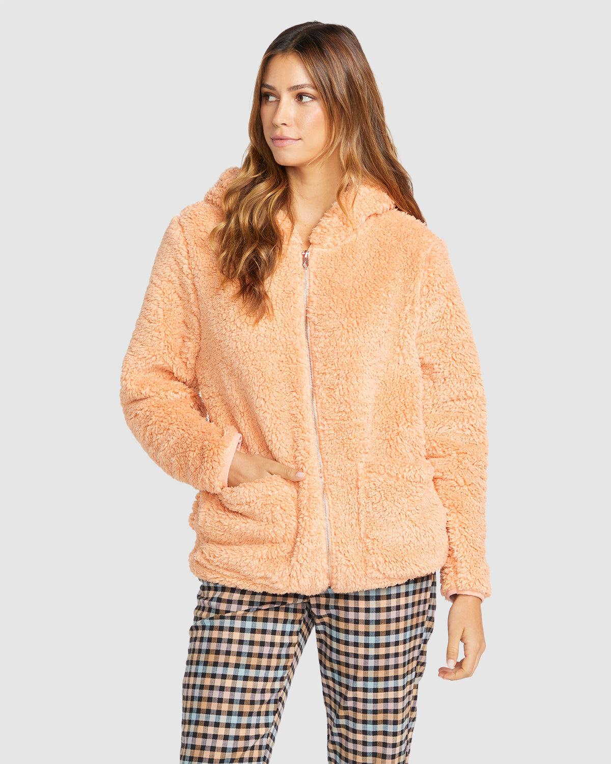 Womens Lil Phuz Up Sherpa Jacket