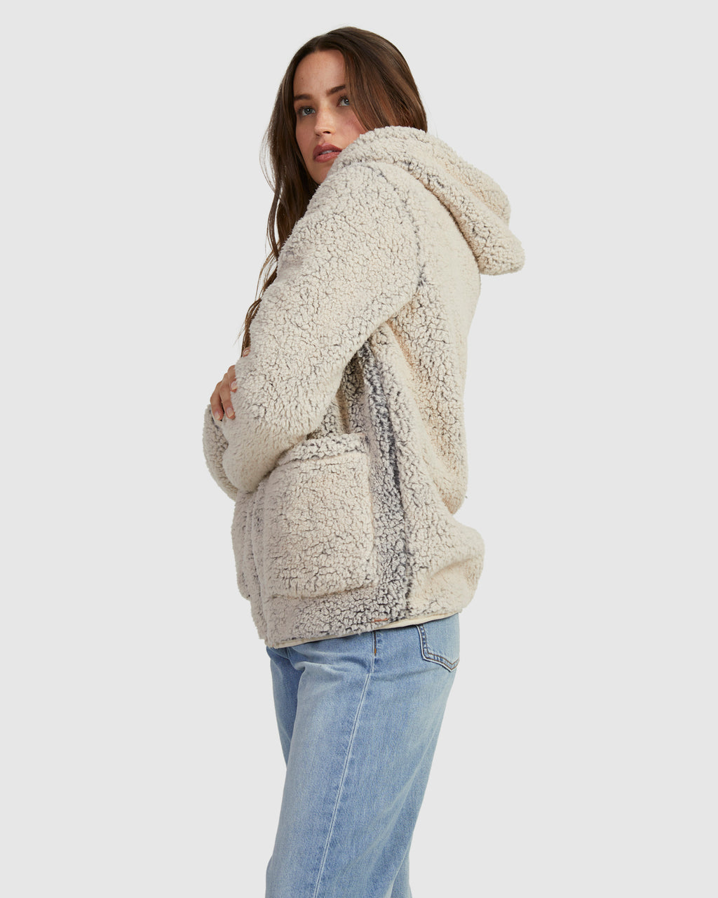 Womens Lil Phuz Up Sherpa Jacket