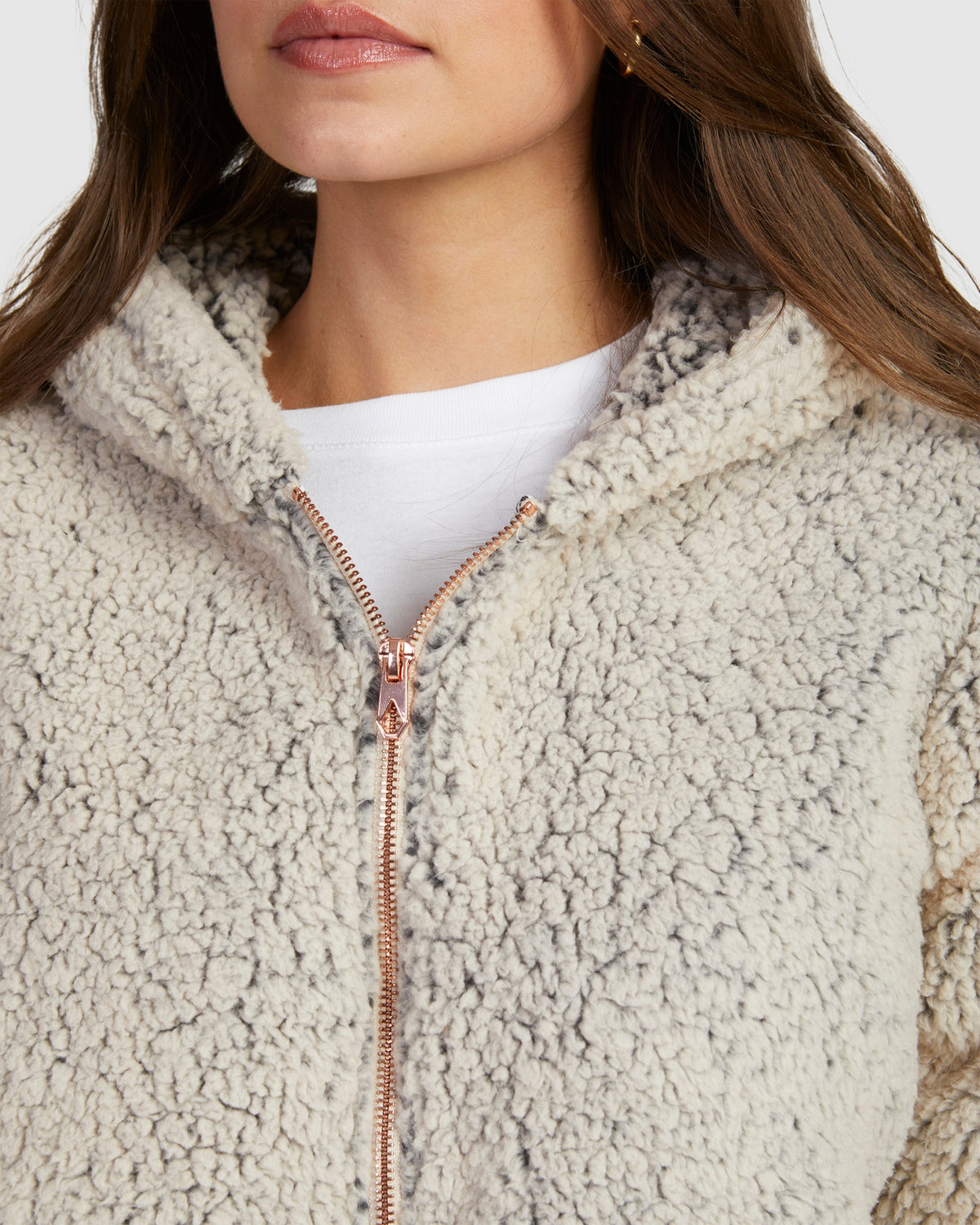 Womens Lil Phuz Up Sherpa Jacket
