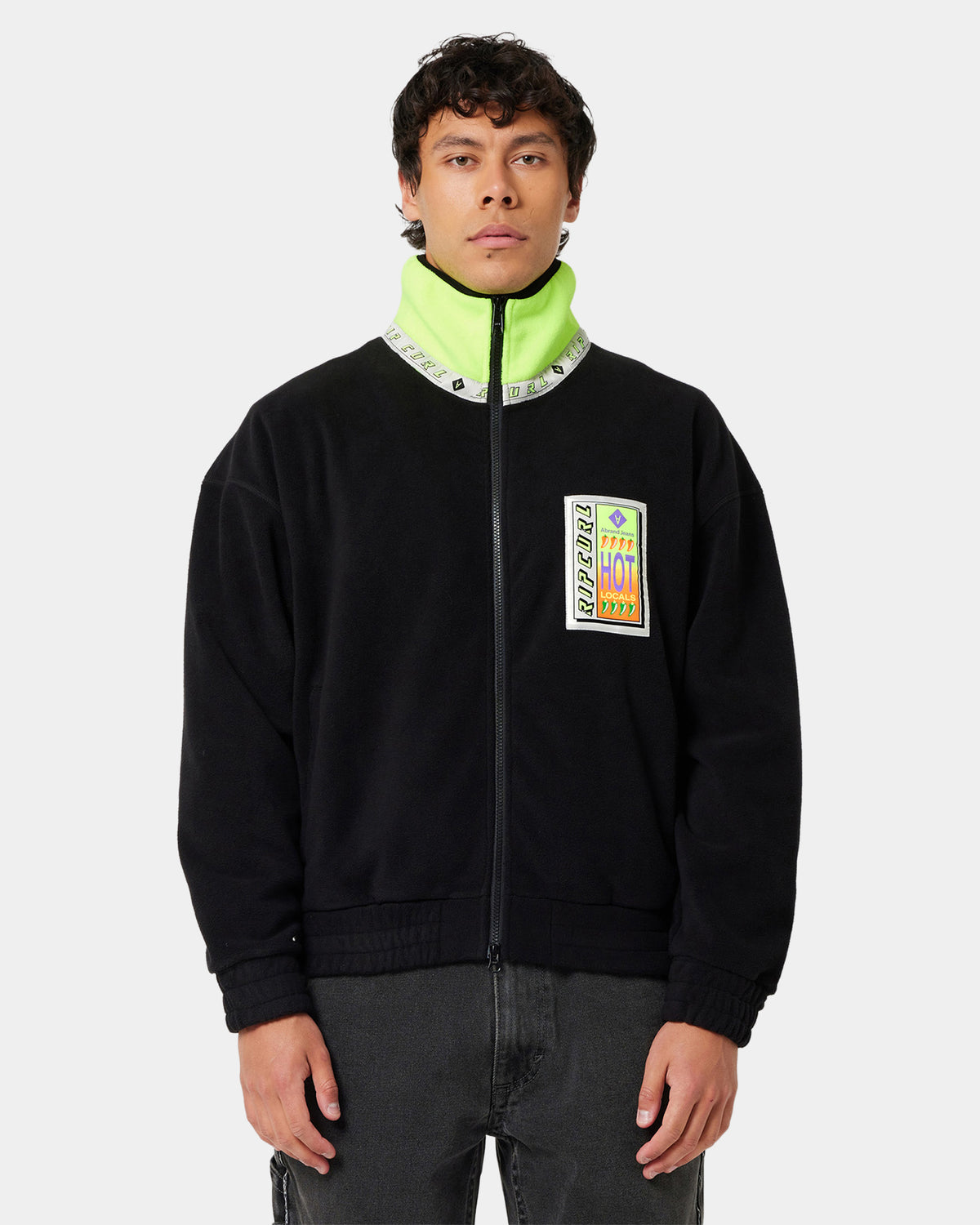 Mens A Brand x Rip Curl Fleece Jacket