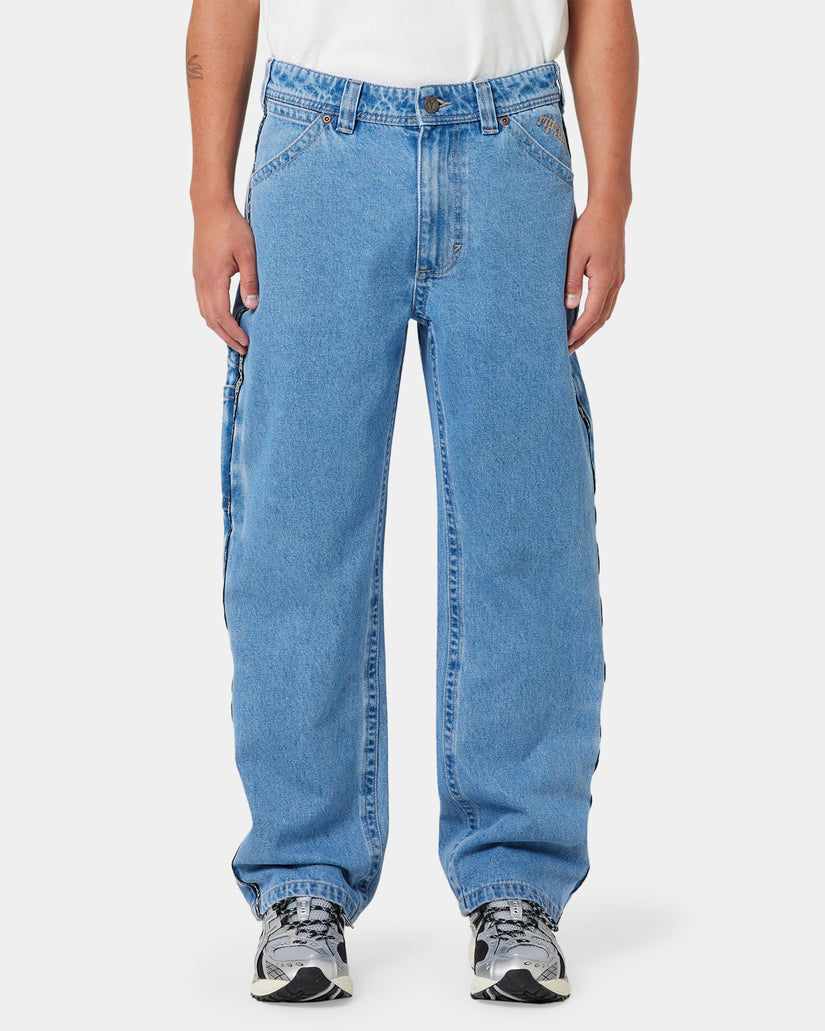 Mens A Brand x Rip Curl A5 Baggy Larry Tapered Jeans