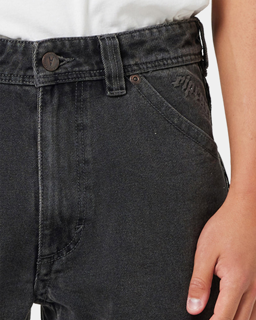 Mens A Brand x Rip Curl A5 Baggy Bazza Tapered Jeans