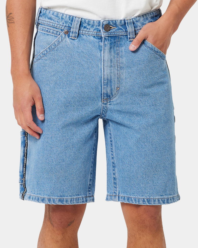 Mens A Brand x Rip Curl A5 Baggy Larry Tapered Shorts