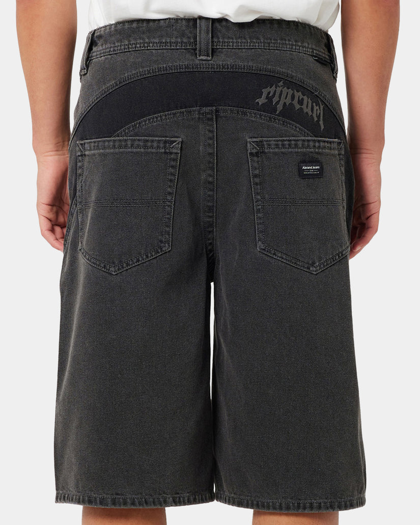 Mens A Brand x Rip Curl A6 Big Board Bazza Denim Shorts