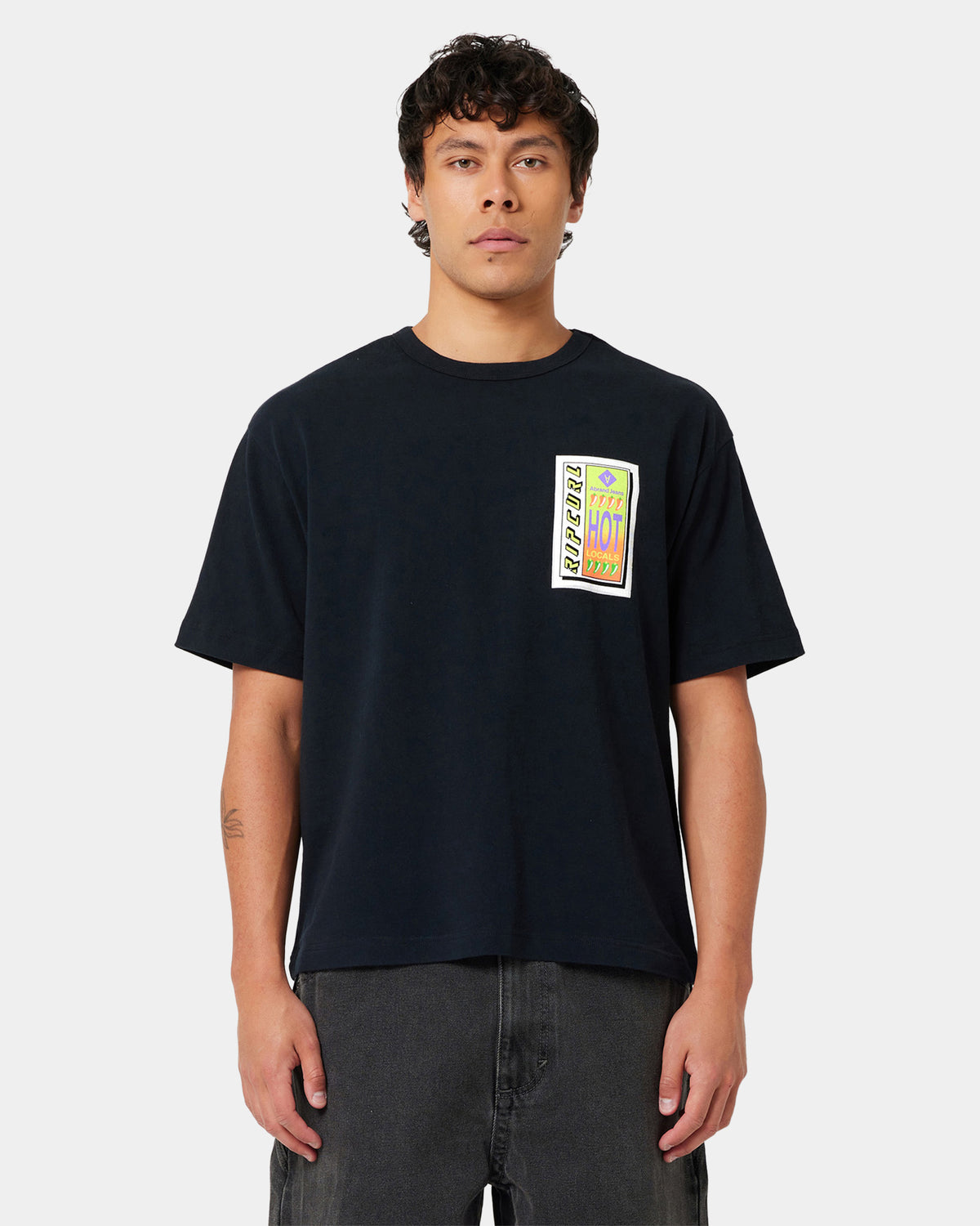Mens A Brand x Rip Curl Hot Locals T-Shirt
