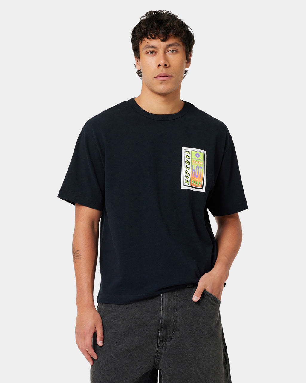 Mens A Brand x Rip Curl Hot Locals T-Shirt