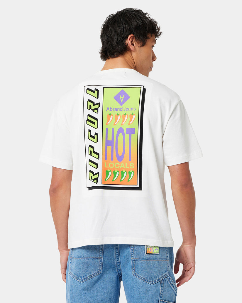 Mens A Brand x Rip Curl Hot Locals T-Shirt