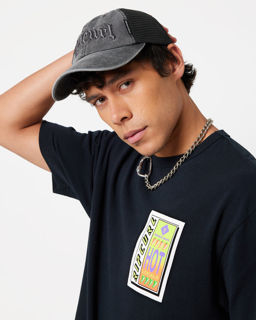 A Brand x Rip Curl Metal Bazza Cap