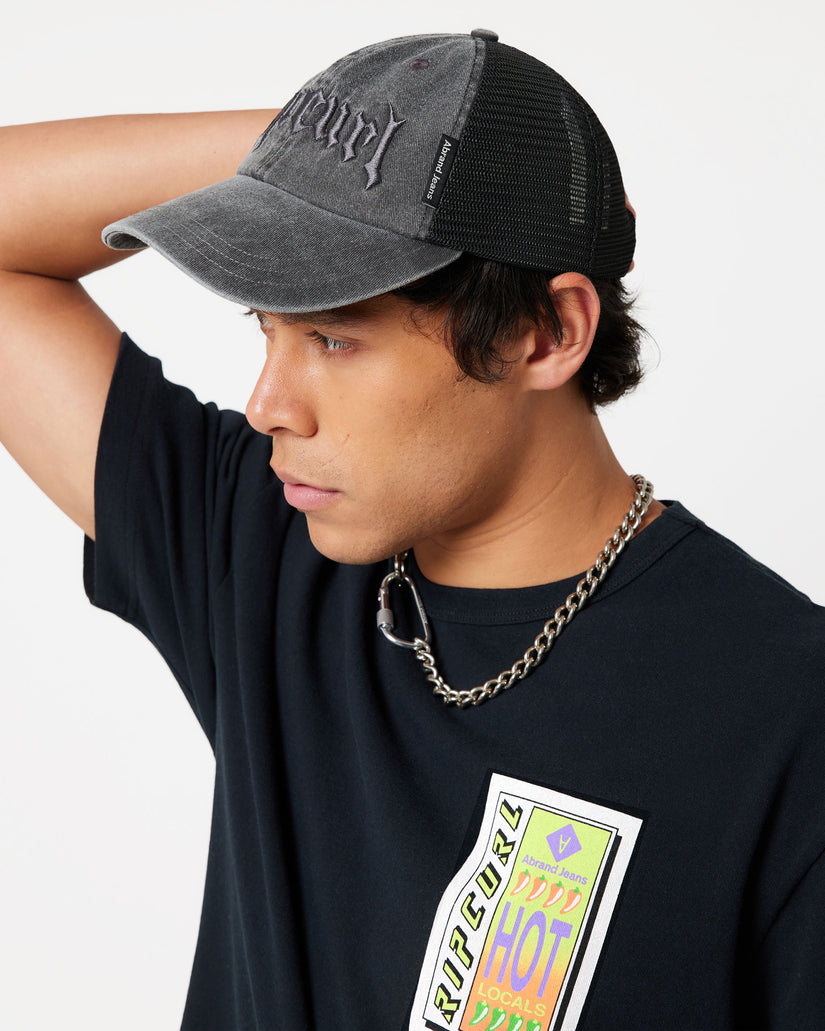 A Brand x Rip Curl Metal Bazza Cap