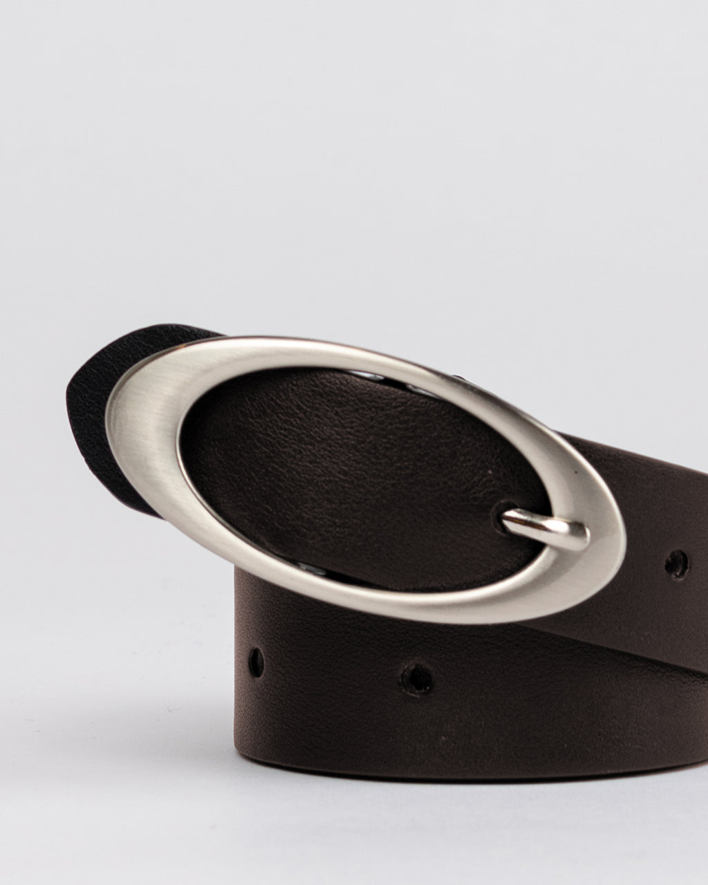 Womens Elipse Leather Belt