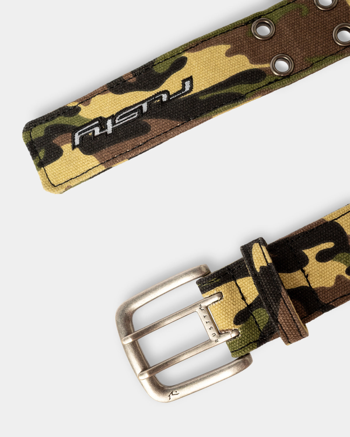 Mens Raid Camo Canvas Belt