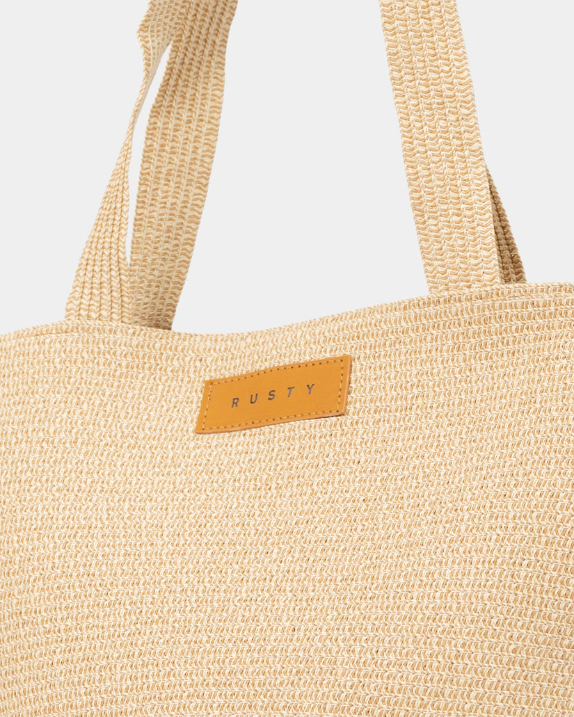 Womens Gisele Straw Beach Tote Bag