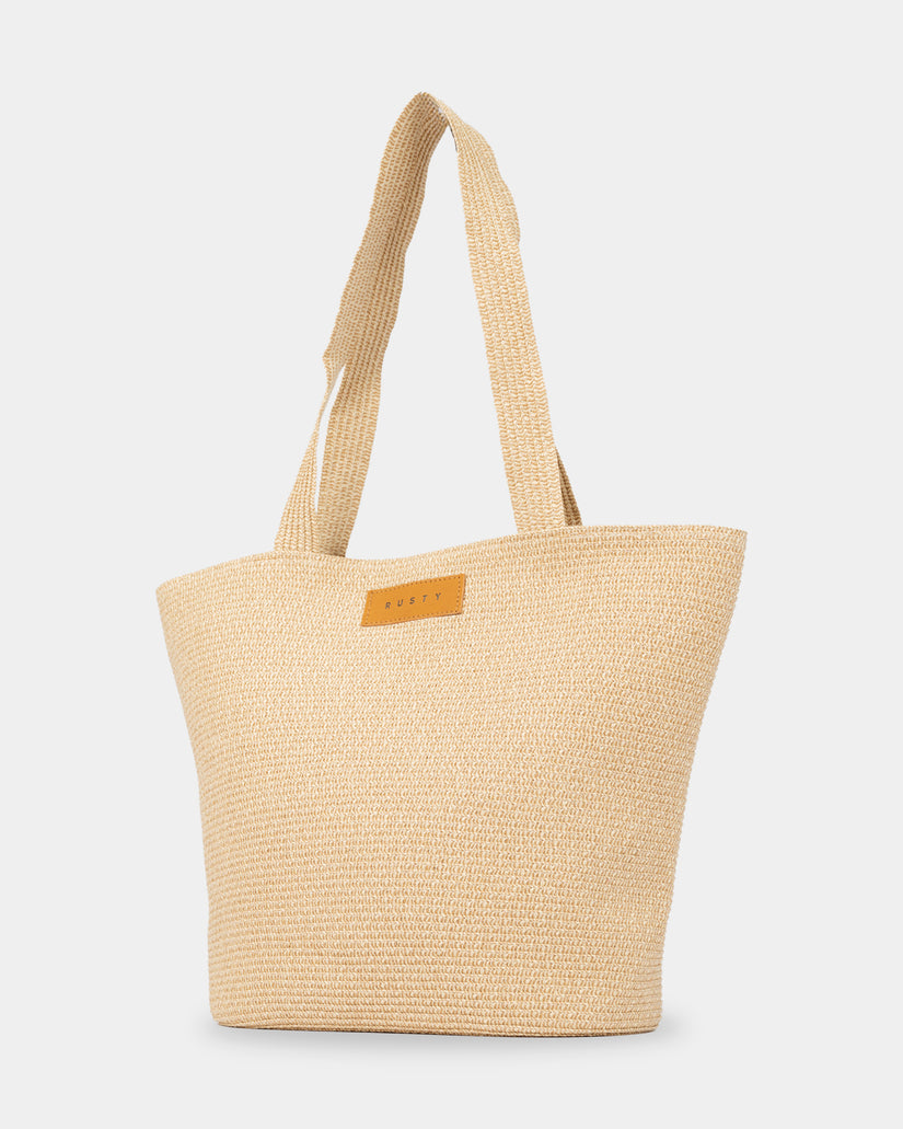 Womens Gisele Straw Beach Tote Bag