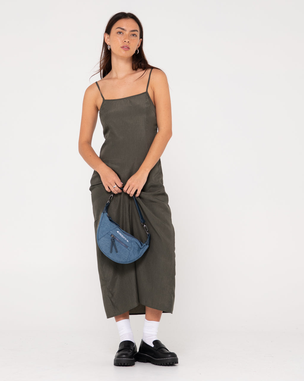 Womens Forever Denim Hand Shoulder Bag