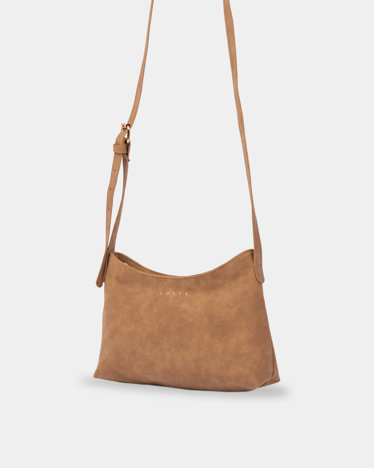 Womens Aria Suede Shoulder Bag