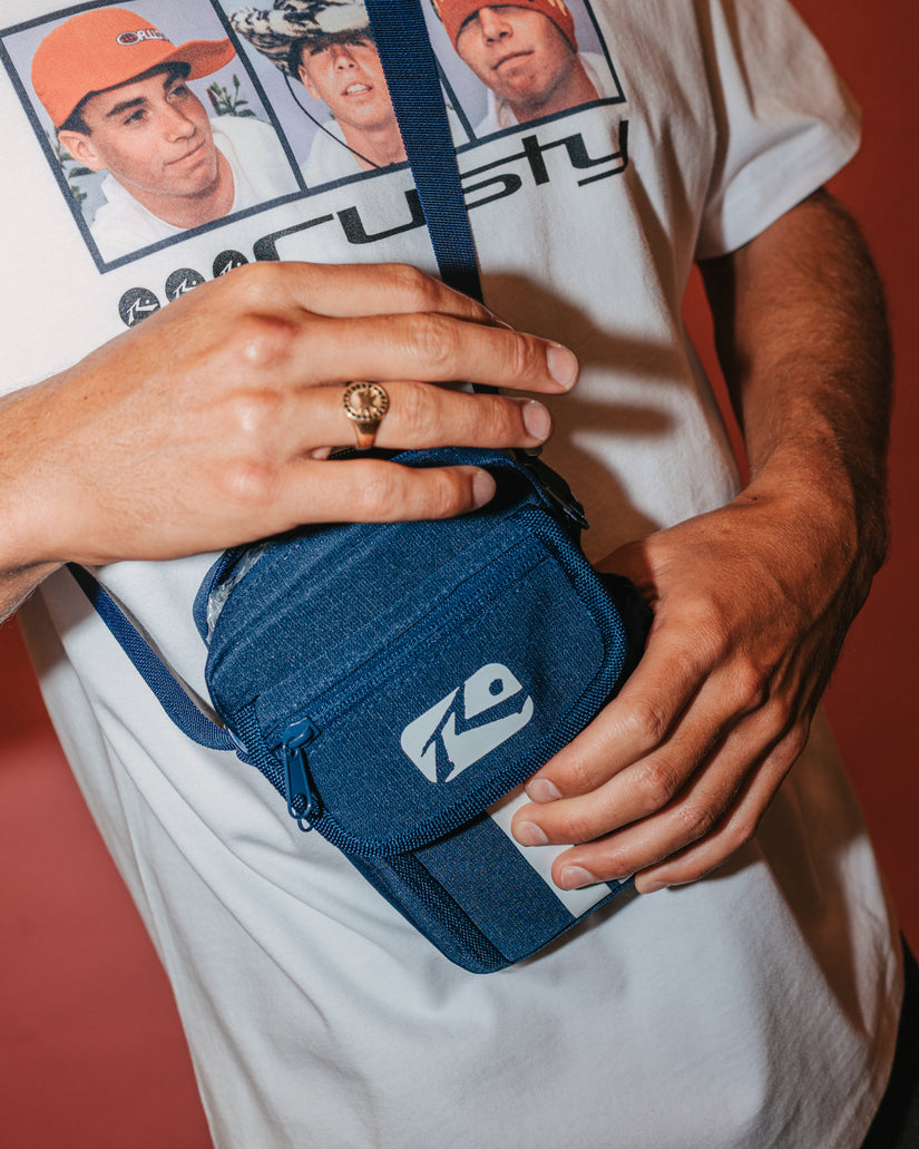 White Lines Crossbody Bag