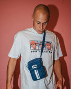 White Lines Crossbody Bag