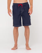 MENS TRIPPED OUT ELASTIC BOARDSHORTS
