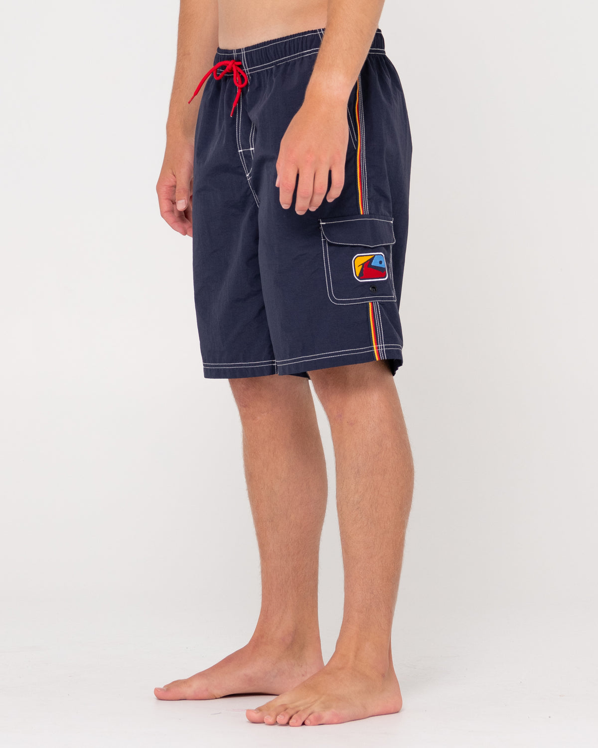 MENS TRIPPED OUT ELASTIC BOARDSHORTS