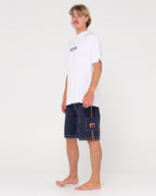 MENS TRIPPED OUT ELASTIC BOARDSHORTS