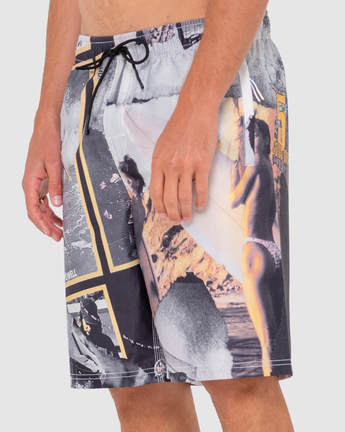 MENS PASTE UP BOARDSHORTS