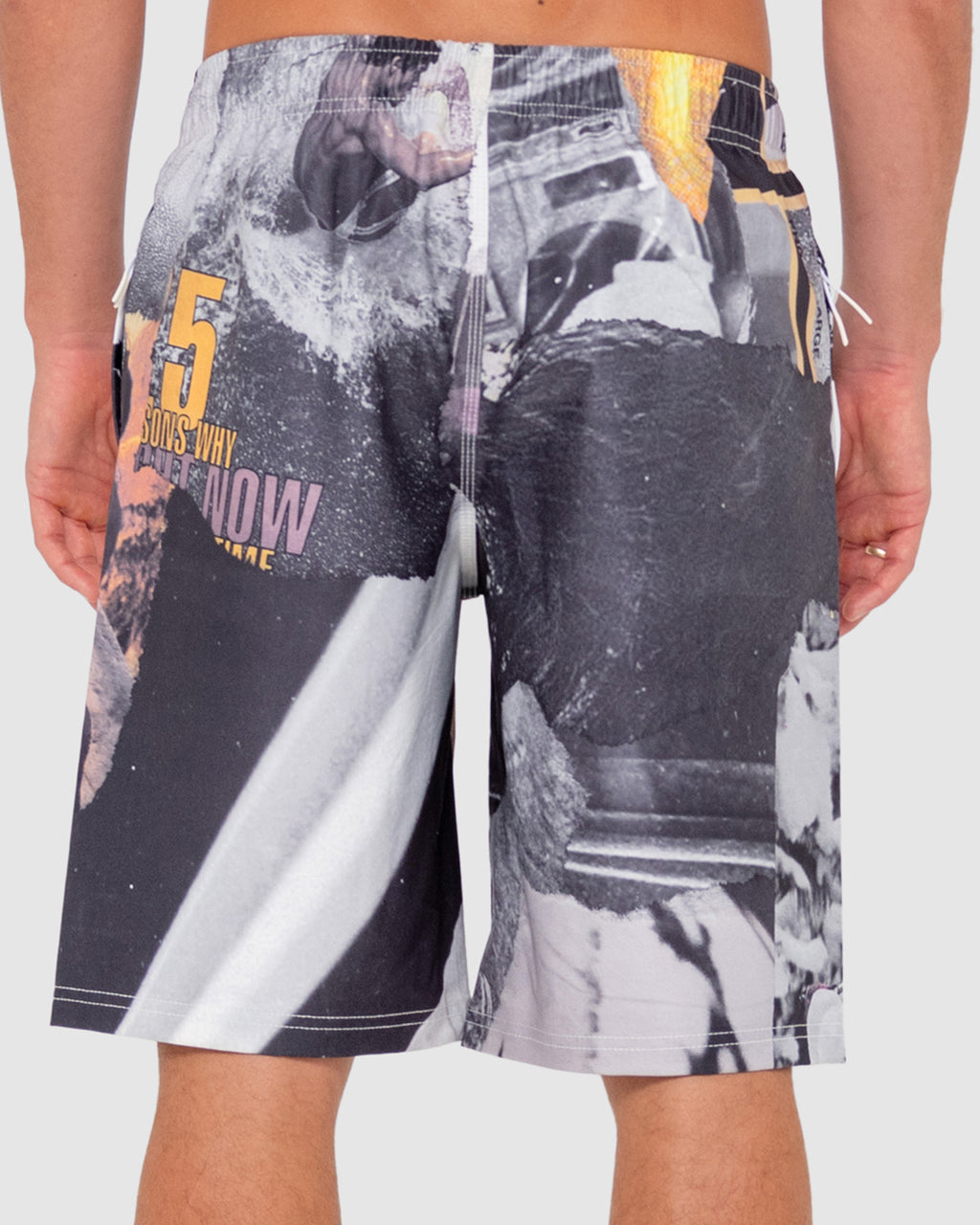 MENS PASTE UP BOARDSHORTS