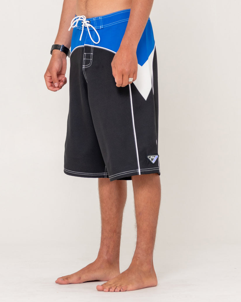 Mens Straight Pipe Fixed Waist Boardshorts