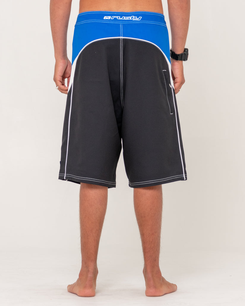 Mens Straight Pipe Fixed Waist Boardshorts