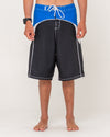 Mens Straight Pipe Fixed Waist Boardshorts