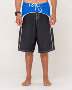 Mens Straight Pipe Fixed Waist Boardshorts