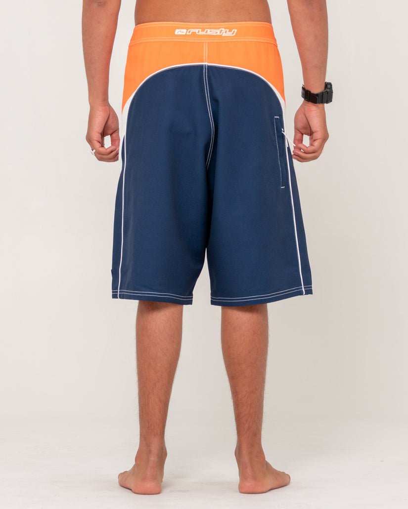 Mens Straight Pipe Fixed Waist Boardshorts