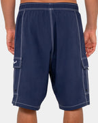 Mens Pick Pocket Elastic Waist 22" Boardshorts