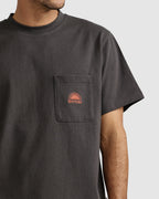 MENS HEAVY VINTAGE POCKET EMBLEM SHORT SLEEVE T-SHIRT