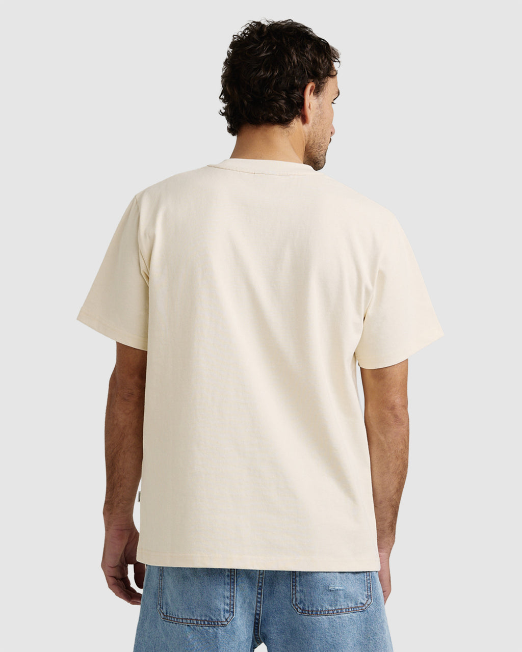 MENS HEAVY VINTAGE POCKET EMBLEM SHORT SLEEVE T-SHIRT
