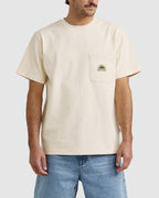 MENS HEAVY VINTAGE POCKET EMBLEM SHORT SLEEVE T-SHIRT
