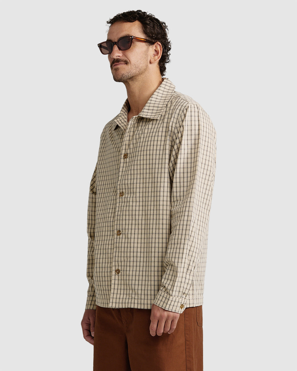 MENS APRES CHECK LONG SLEEVE SHIRT