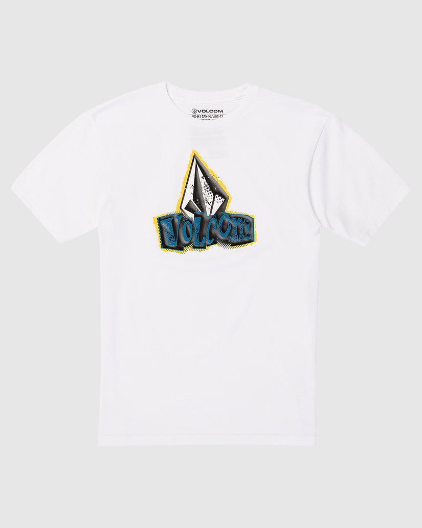 BOYS 8-16 STICKER STAMP T-SHIRT
